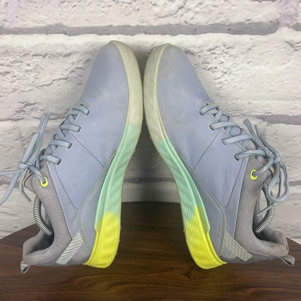 ECCO Womens 8.5 Preppy Athleisure Outdoors Leather S-Three GORE-TEX Golf Shoe